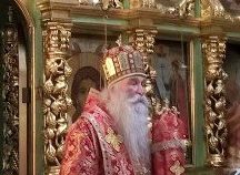 В Неделю 9-ю по Пятидесятнице епископ Дмитровский Феофилакт совершил Литургию в храме святых благоверных князей Бориса и Глеба в Зюзине