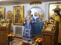 Епископ Дмитровский Феофилакт возглавил торжества по случаю престольного праздника храма Иверской иконы Божией Матери в Беляеве
