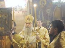В день 150-летия преставления свт. Филарета Московского архиепископ Сергиево-Посадский Феогност совершил Литургию в Зачатьевском могастыре