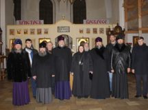 Делегация архиереев Украинской Православной Церкви посетила храм Иерусалимской иконы Божией Матери за Покровской заставой