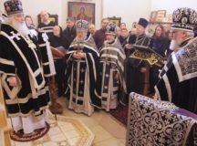Митрополит Истринский Арсений совершил Литургию Преждеосвященных Даров в храме мч. Трифона в Напрудном