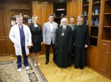 Епископ Орехово-Зуевский Пантелеимон посетил Национальный медицинский исследовательский центр онкологии