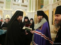 Епископ Воскресенский Савва совершил Литургию в Сретенском монастыре и напутствовал выпускников Сретенской семинарии
