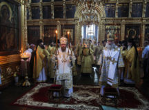 Архиепископ Сергиево-Посадский Феогност возглавил заседание Духовного Собора Новоспасского монастыря