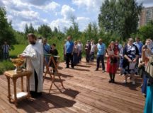 Началась работа над проектом деревянного храма пророка Божиего Илии в Солнцеве