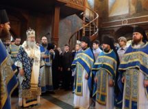 Архиепископ Сергиево-Посадский Феогност возглавил престольный праздник в Сретенском монастыре