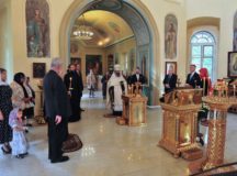 В храме великомученицы Екатерины на Всполье почтили память жертв террористической атаки 11 сентября 2001 года