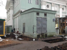 У храма Живоначальной Троицы на Грязех реконструирована и перенесена на новое место районная трансформаторная подстанция