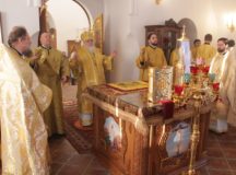 В Неделю 29-ю по Пятидесятнице митрополит Арсений совершил Литургию в храме Сорока мучеников Севастийских в Спасской Слободе
