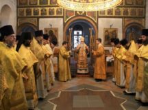Епископ Дмитровский Феофилакт возглавил соборную Литургию духовенства Юго-Западного викариатства