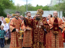 Архиепископ Егорьевский Матфей посетил приход храма иконы Божией Матери «Отрада и Утешение» в Ярославском