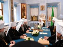 Святейший Патриарх Кирилл возглавил заседание Священного Синода в Троице-Сергиевой лавре