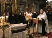 У гроба новопреставленного протопресвитера Матфея Стаднюка совершен парастас