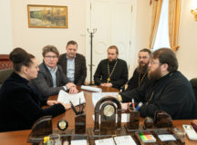 В Финансово-хозяйственном управлении обсудили вопросы реставрации храма Живоначальной Троицы при бывшем приюте Бахрушиных