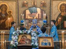 Архиепископ Амвросий возглавил престольный праздник в Сретенском монастыре