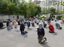 Праздничные богослужения на открытом воздухе прошли на Московском подворье Валаамского монастыря