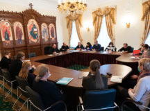 Епископ Наро-Фоминский Парамон провел совещание с сотрудниками ФХУ по строительству и реставрации храмов