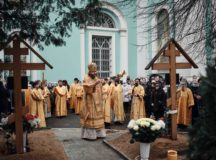 Епископ Павлово-Посадский Фома совершил литию на могиле протопресвитера Матфея Стаднюка
