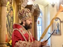 В день памяти святой Екатерины митрополит Волоколамский Иларион совершил богослужение в Екатерининском храме на Всполье