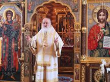 В Неделю о блудном сыне Святейший Патриарх Кирилл совершил Литургию в Александро-Невском скиту