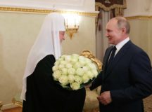 Президент России В.В. Путин поздравил Святейшего Патриарха Кирилла с годовщиной интронизации