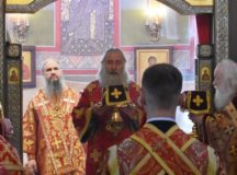 В Неделю 4-ю по Пасхе митрополит Каширский Феогност совершил Литургию в храме при главном гарнизоне РВСН