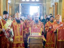 Состоялось отпевание клирика храма Благовещения Пресвятой Богородицы в Петровском парке протоиерея Александра Шестака