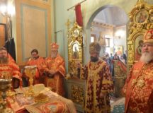 Митрополит Волоколамский Иларион совершил Литургию на подворье Православной Церкви Чешских земель и Словакии