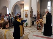 Митрополит Валентин (Мищук) совершил Литургию в день 45-летия архиерейской хиротонии