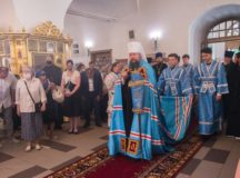 В храме Тихвинской иконы Божией Матери в Сущеве прошли торжества по случаю престольного праздника