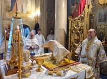 В Неделю 9-ю по Пятидесятнице митрополит Астанайский Александр совершил Литургию в храме на Миусском кладбище