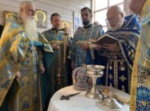 Состоялось малое освящение храма при театре «Школа драматического искусства»