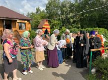 Епископ Верейский Пантелеимон совершил Литургию в храме священномученика Василия, протоиерея Московского, в Конькове