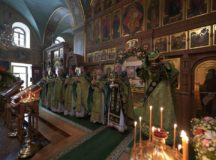 Престольный праздник в честь преподобных Сергия и Германа Валаамских отметили на московском подворье Валаамского монастыря