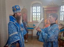 Епископ Павлово-Посадский Силуан возглавил престольный праздник в честь Образа Нерукотворного Спаса в Зачатьевском монастыре