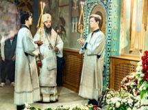 На девятый день по кончине митрополита Вениамина (Зарицкого) в Николо-Угрешском ставропигиальном монастыре совершены заупокойные богослужения