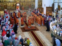 Митрополит Звенигородский Арсений возглавил соборную Литургию духовенства Северо-Восточного викариатства