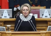 Поздравление председателя Совета Федерации ФС РФ В.И. Матвиенко Святейшему Патриарху Кириллу с праздником Светлого Христова Воскресения