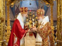 Предстоятели Русской и Сербской Православных Церквей совершили Литургию в Троице-Сергиевой лавре
