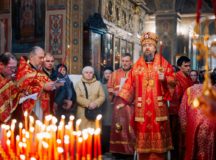 Митрополит Воскресенский Григорий совершил Литургию в храме иконы Божией Матери «Всех скорбящих Радость» на Калитниковском кладбище