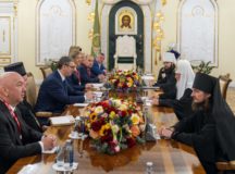 Святейший Патриарх Кирилл встретился с Президентом Сербии А. Вучичем