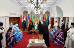 Состоялось наречение архимандрита Иоасафа (Вишнякова) во епископа Славгородского, архимандрита Авеля (Пивоварова) во епископа Губкинского, архимандрита Амвросия (Марченко) во епископа Грозненского