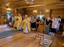 Чин присоединения к Православной Церкви совершен в храме преподобного Иосифа Волоцкого в Старом Беляеве