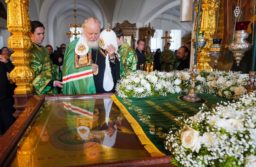 Святейший Патриарх Кирилл прибыл в Спасо-Преображенский Валаамский монастырь