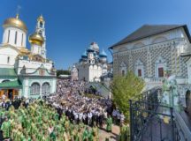 В день памяти преподобного Сергия Радонежского Предстоятель Русской Церкви совершил Литургию в Троице-Сергиевой лавре