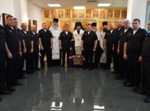 Архиепископ Одинцовский Фома совершил чин освящения часовни на территории отдела МВД России в Очакове-Матвеевском