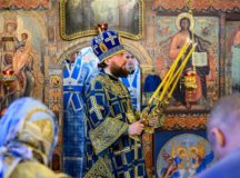 Митрополит Звенигородский Арсений возглавил престольный праздник в храме Рождества Пресвятой Богородицы в Бутырской Слободе