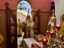 Митрополит Каширский Феогност совершил Литургию в храме мучениц Веры, Надежды, Любови и матери их Софии в Чертанове