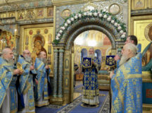 Празднование в честь перенесения в обитель образа Божией Матери «Милостивая» состоялось в Зачатьевском монастыре
