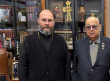 Состоялась встреча настоятеля храма святителя Николая Мирликийского в Щукине с В.И. Ресиным